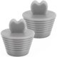 thumbnail image 1 of Tapones Universales Para Ba帽era, 2 Uds., Tap贸n De Drenaje De Ba帽era De Silicona Suave Con Mango En Forma De Coraz贸n, Tap贸n De Agua Duradero Para Fregadero, Suministros De Ba帽o Para Desag眉es De Fregad, 1 of 1