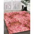 thumbnail image 2 of Ahgly Company Indoor Square Patterned Fire Engine Red Area Rugs, 8' Square, 2 of 6