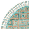 thumbnail image 2 of SAFAVIEH Sahara SAH469P Handmade Rust / Aqua Rug, 2 of 4