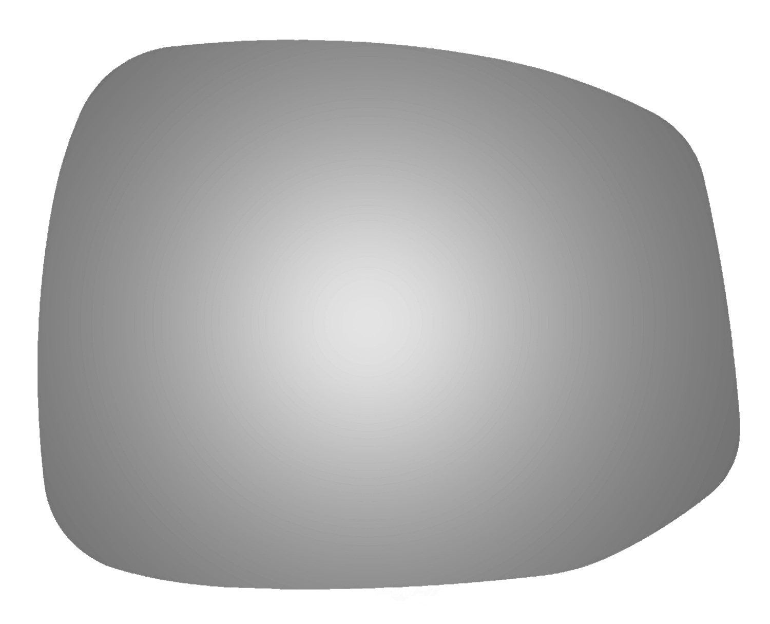 Burco 5490 Passenger Side Convex Replacement Mirror Glass for Honda Civic