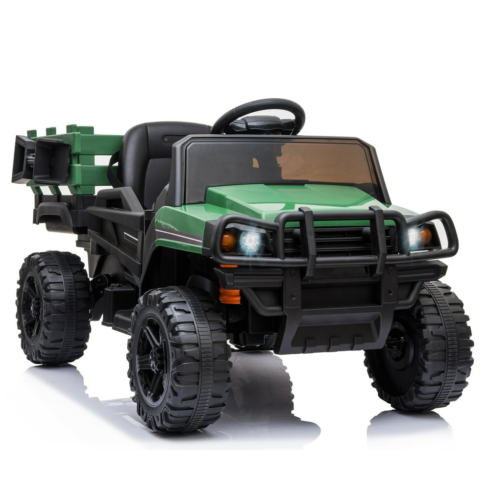 Aosom 12V 2Seater RideOn Kids Car Truck Toy with MP3/USB Input for