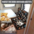 thumbnail image 5 of Yuyamidu Chicken RV Dinette Cushion Covers Hippe Flower RV Dinette Cushion Slipcover Soft Camper Couch Cushion Covers Protector 2 Pack RV Accessories for Inside Decoration, 5 of 7