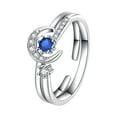 thumbnail image 3 of Xihbxyly Anillo de Circonita Cúbica, Diseño Ajustable y Elegante, Función de Giro Única 2 En 1, Regalo Significativo para Cualquier Ocasión, Ideal para Cumpleaños, Aniversarios y Festividades, Perfec, 3 of 7