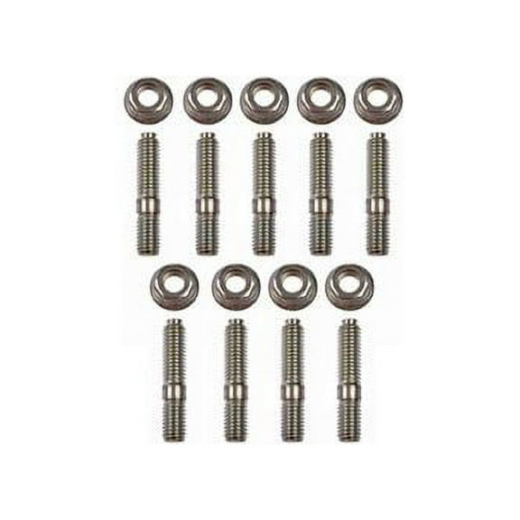 Exhaust Manifold Hardware Kit - Compatible with 1984 - 2005 Honda Civic 1985 1986 1987 1988 1989 1990 1991 1992 1993 1994 1995 1996 1997 1998 1999 2000 2001 2002 2003 2004