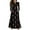 DD05-Black, variant on Lumtrix Girls Long Sleeve Skater Dress Kids Casual Crewneck A-Line Flowy Fall Dresses School Party Dress for 3-14 Years Light Blue 110