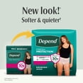thumbnail image 4 of Depend Fresh Protection Incontinence Underwear for Women, Adult Diapers, L, 17 Count, 4 of 13