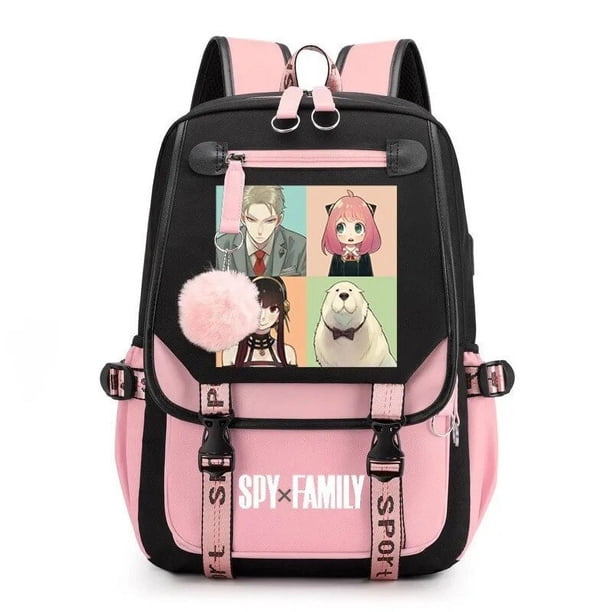 Ania SPY X FAMILY Anime Backpack for Women Anya Forger Student School Shoulder Bag Youth Outdoor Travel Backpack