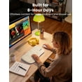 thumbnail image 3 of Ergonomic Wireless Keyboard and Mouse Combo, 4000mAh Rechargeable Backlit Keyboard with Lambskin Wrist Rest, Wave Keys, 10M Keystroke, USB-A/C Plug & Play for Windows Mac Chrome OS, 3 of 8