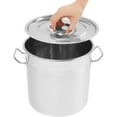 thumbnail image 2 of 12.7 Quarts Stock Pot with Lid, Large Pots for Cooking Stainless Steel Stockpots Deep Cooking Pot Canning Cookware Heavy Duty Induction Soup Pot (12.7 Quart), 2 of 17