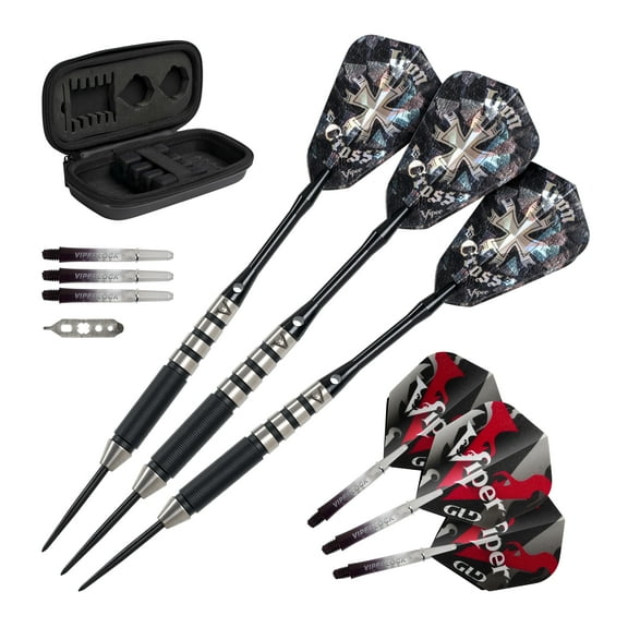 Viper Desperado Iron Cross 80% Tungsten Steel Tip Dart Set, 24 Grams