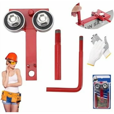 Chainsaw Bar Rail Tool, Multi-Functional Adjuster for Tightening/Closing/Repair,Cast Iron & Aluminum Chain Grinding Tool, Professional Chainsaw Maintenance Accessories