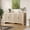Oak, variant on Kojooin Wicker Sideboard Cabinet with Storage, Farmhouse Coffee Bar Buffet Cabinet for Dining Room, Hallway or Living Room