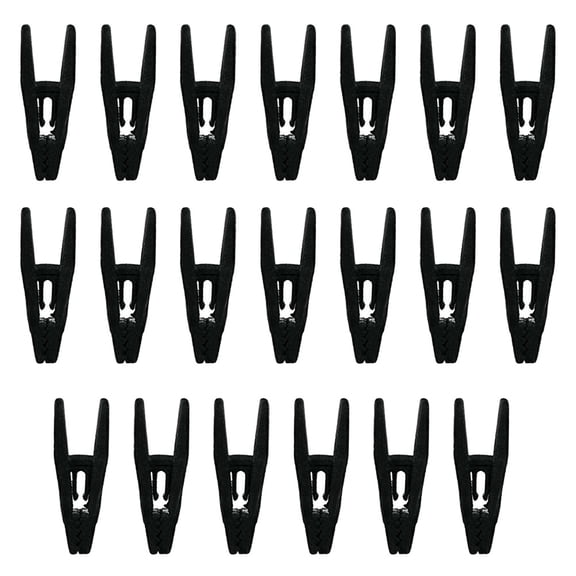 MOKKHNB Black A-Shape Plastic Clothespins for Laundry, Grip Garment Clips for Hanging Clothes