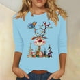 thumbnail image 2 of Christmas Sweatshirts for Women Sweatshirts Crewneck Sweatshirts Graphic Long Sleeve Tops Business Casual, 2 of 4