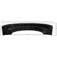 thumbnail image 7 of Maklaine 9-Piece Modular Contemporary Velvet Sectional Sofa in Black, 7 of 7