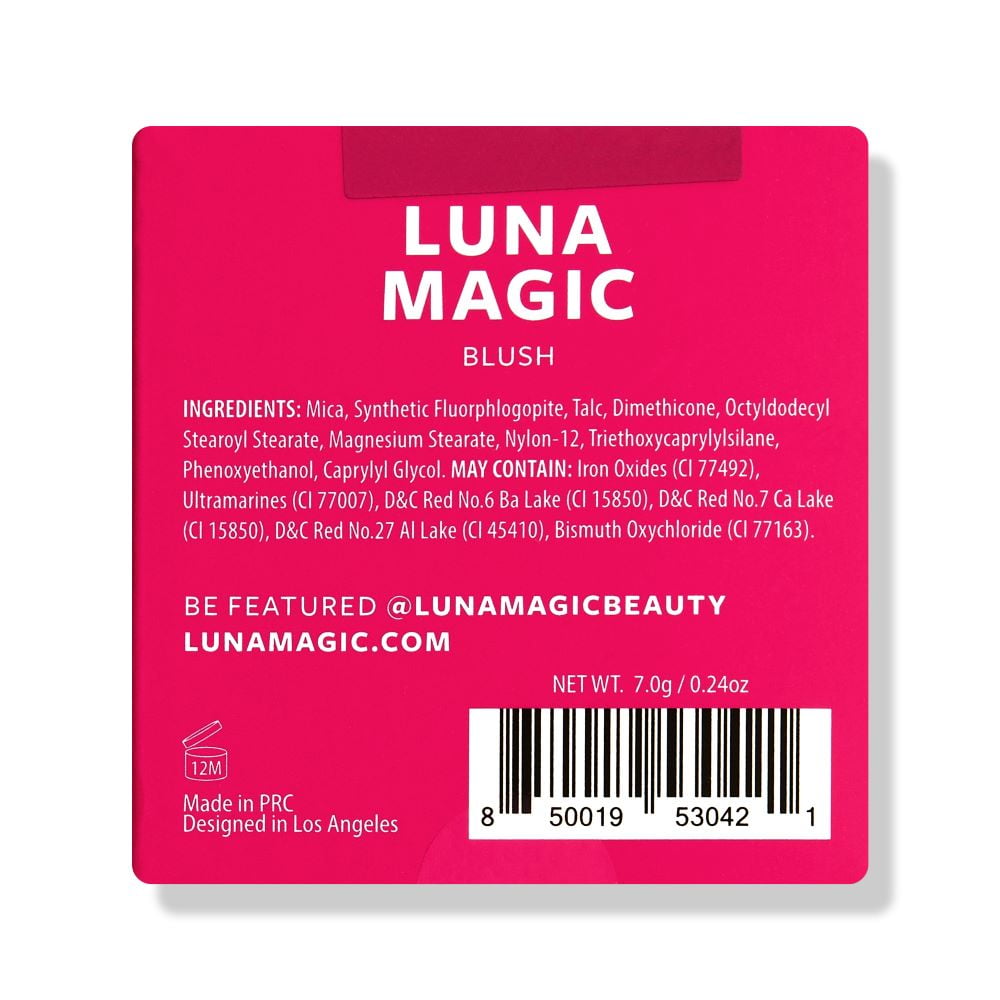 LUNA MAGIC Compact Pressed Powder Blush, Anita, 7g