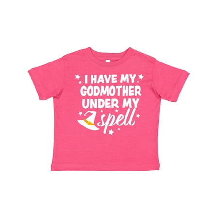 

Inktastic I Have My Godmother Under My Spell with Cute Witch Hat Gift Toddler Boy or Toddler Girl T-Shirt