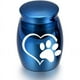 thumbnail image 5 of Urnas pequeñas para cenizas de perros, urna pequeña para cenizas de perros o gatos, Mini recuerdo plateado para cenizas de mascotas con estampado de pata, mascota conmemorativa, 2 uds., 5 of 5