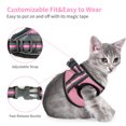 thumbnail image 5 of Howarmer Pink Cat Harness and Leash, Escape Proof Adjustable Cat Vest Harnesses for Walking, Soft Harness for Puppy Small Medium Large Cats, M, 5 of 7