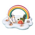 thumbnail image 1 of Mistaha Rainbow Arch Cloud Inflatable Pool Drink Float with Ice Bucket - Floating Beverage Holder for Adults - PVC Material, Large Capacity, Easy to Use - Ideal Gift for Pool Party, Beach, and, 1 of 6