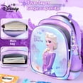 thumbnail image 4 of Mochila escolar primaria de la serie Elsa de Disney Frozen 2024 que reduce la carga Mochila linda de dibujos animados para niña Regalo de apertura para jardín de infantes, 4 of 5