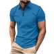 thumbnail image 1 of pstuiky camisetas de manga corta para hombre, Blusa deportiva de manga corta con capucha y botones para hombre, estilo informal, para fitness camisas casuales para hombre xxxl, 1 of 5