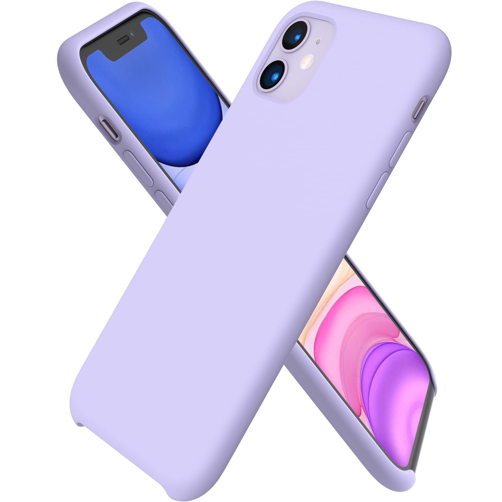 ORNARTO iPhone 11(6.1 inch) Liquid Silicone Case, Slim Liquid Silicone Case with Open Bottom, Soft Gel Rubber Case Cover for iPhone 11(2019) 6.1 inch - Light Purple - Walmart.ca ORNARTO iPhone 11(6.1 inch) Liquid Silicone Case, Slim Liquid Silicone Case with Open Bottom, Soft Gel Rubber Case Cover for iPhone 11(2019) 6.1 inch - Light Purple - Walmart.ca