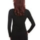 thumbnail image 2 of Qarigey Camiseta interior de manga larga, Jersey liso transpirable, ropa de invierno para mujer, camiseta, Top, ropa interior elástica de estilo Prendas para la parte del cuerpo Negro Qarigey AP012543-01, 2 of 6