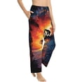 thumbnail image 2 of Balery Sunset Surfing Silhouette print Women's Pajama Pants,Ultra Lightweight Pjs,Lounge Pant-XX-Large, 2 of 9