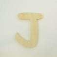 thumbnail image 4 of Package of 1, 14 Inch X 3/4" Thickness Baltic Birch Wood Letter J in The Waltograph Font, Thick for Art & Children Craft Project, Made in USA, 4 of 4