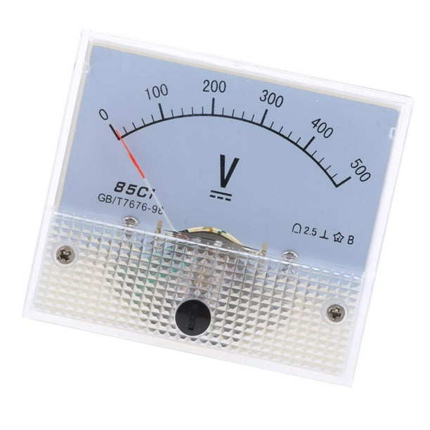 Amperímetro rectangular de CC 85C1, amperímetro, instalación eléctrica, suministros de construcción 0-500 V