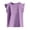 Purple, variant on JoyHoop Toddlers Baby Girls Tee Plain Short-Sleeve Ruffled Basic Tee Shirt Top Infant Birthday Casual Summer Clothes