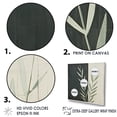 thumbnail image 3 of Designart "Pewter Pine Grey Leaves I" Leaves Floater Framed Wall Art Prints, 3 of 5