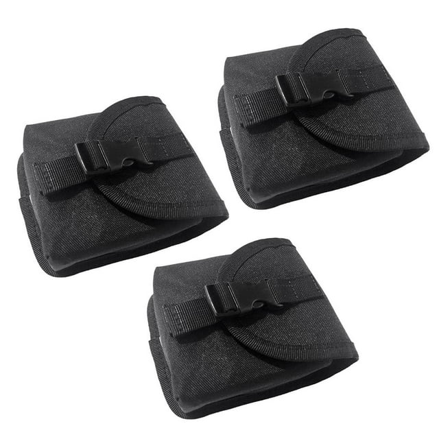 Bolsillo de cinturón de buceo shamjiam 3 uds de repuesto con hebilla de liberación rápida 14x12cm UNA
