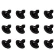 thumbnail image 1 of 200 piezas de nariz de oso de plástico para manualidades, color negro, para manualidades de álbumes de recortes y juguetes de peluche., 1 of 7