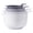 Grey, variant on Nesting Mixing Bowls with Spout and Handle, Set of 4, Plastic Batter Mixing Bowl Set, Mixing Bowls With Lids Set, Handled Batter Bowl Set for Cake Dough, Stackable Nesting Plastic Mixing Bowl