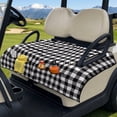 thumbnail image 3 of Psesaysky Golf Cart Seat Covers, Golf Cart Seat Towel Blanket with Handle, Foldable, Soft and Comfortable, Suits EZGO, Yamaha, Club Car and Other 2-Seat Carts, 51"x 30.3", Buffalo Plaid, 3 of 8