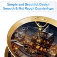 thumbnail image 2 of Christmas Retro Elegant Plastic Discs Iron Pillar Jewelry Display Stand with 21cm/24cm/27cm Plates - 32cm/12.5in Height, 2 of 6