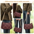 thumbnail image 4 of FORMRS Womens Shoulder Bag with Chain Strap Clutch Purse Cute Tote Handbag, Circular Gold Pattern, 4 of 7