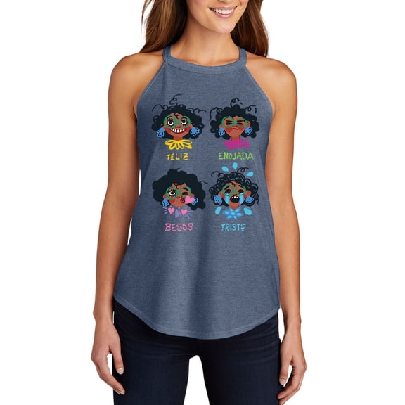 Disney's Encanto - Mirabel Emotions - Juniors High Neck Tank Top
