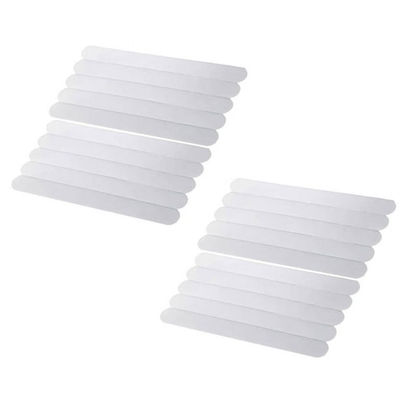 20Pcs Anti-Slip Strips Safety Shower Treads Stickers Bathtub Non Slip Stickers Stair Step Anti Slip Tape 7.87inch,20 x bathroom anti-slip strips,clear