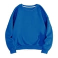 thumbnail image 2 of guisaled Mens Oversized Sweatshirt Crewneck Long Sleeve Fleece Sweatshirts Fall Winter Lightweight Warm Loose Fit Pullover, 2 of 6