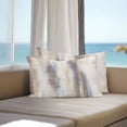 thumbnail image 3 of Lumbar Pillow Covers 20x12 Inch Set of 2, Beige Gray Waterproof Outdoor Pillow Covers, Abstract Grunge Mottled Neutral Texture Decorative Cushion Pillowcases for Couch, Sofa, Bed, Garden, Patio, 3 of 9