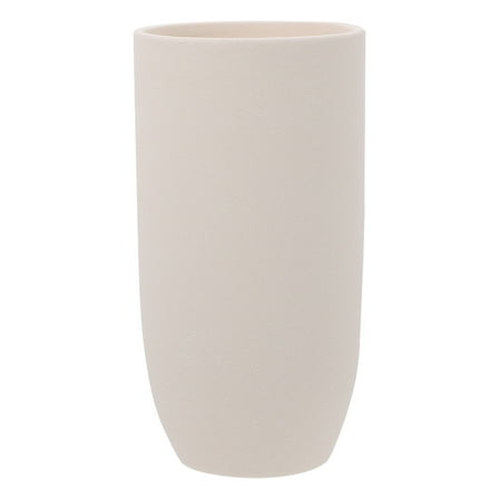 WHAMVOX Simple Home Decor Ceramic Vase White Elegant Creative Design for Flower Arrangement 1 Pc
