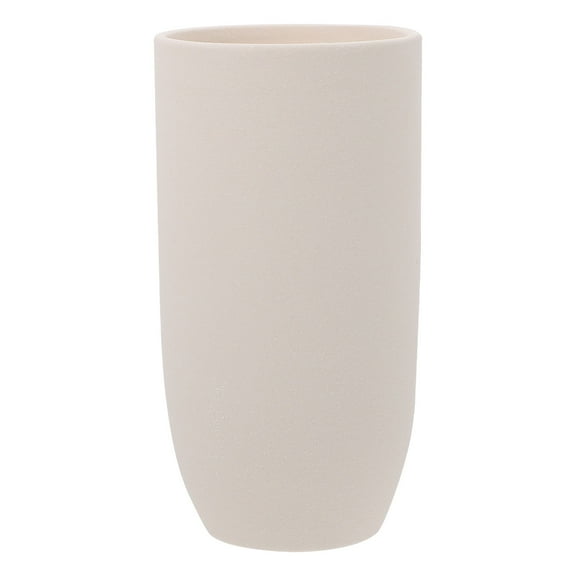 WHAMVOX Simple Home Decor Ceramic Vase White Elegant Creative Design for Flower Arrangement 1 Pc
