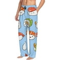 thumbnail image 2 of Balery Men'S Kawaii Sushi Pants,Sleepwear Pants,Pajama Pants,Pj Bottoms Drawstring And Pockets-Small, 2 of 9