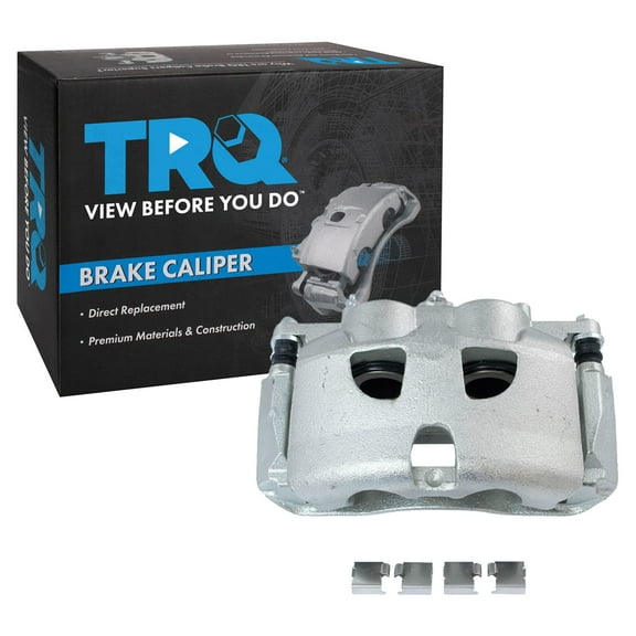 TRQ Front Left Brake Caliper w/Bracket Drivers Side Compatible with 2012-2020 Ford F-150
