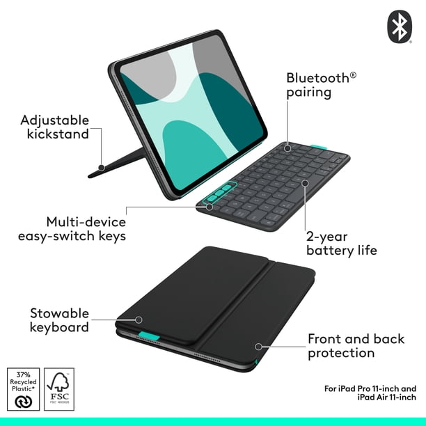 Logitech Folio Touch iPad Keyboard Case with Trackpad and Smart