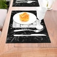 thumbnail image 5 of XMXT 4 Pcs Woven Placemats, Skull Rose Sticker Pattern Stain Resistant Anti-Skid Placemat for Kitchen Table, 12 x 18 inches, 5 of 6