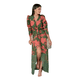 thumbnail image 2 of Vestido largo con flecos Candelaria J&B color verde para mujer, 2 of 3